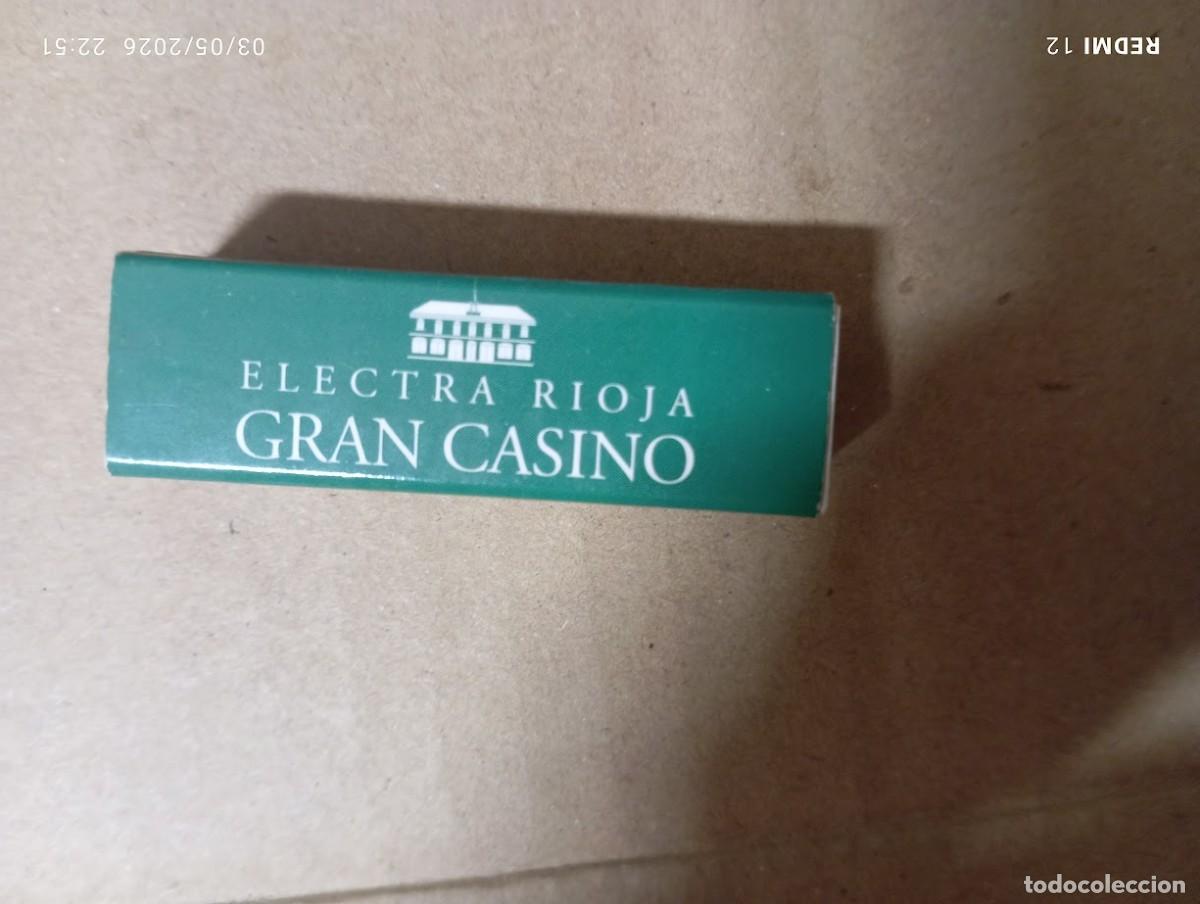 Cajas de Cerillas: CURIOSA CAJA DE CERILLAS ELECTRA RIOJA GRAN CASINO LOGRO&Ntilde;O