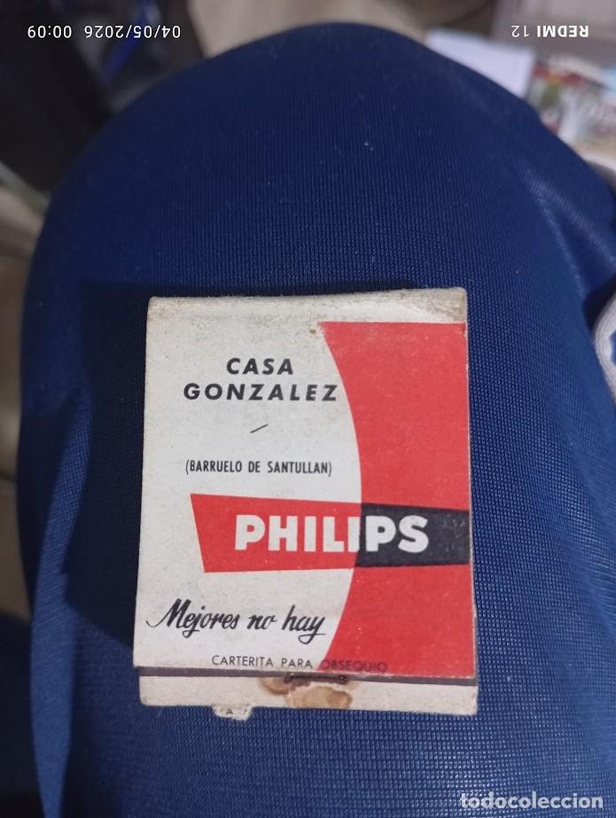 Cajas de Cerillas: CAJA DE CERILLAS CASA GONZALEZ TV RADIO PHILIPS