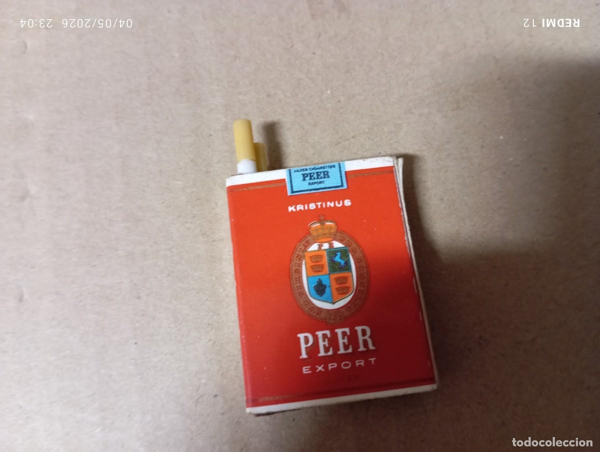 Cajas de Cerillas: CURIOSA CAJA DE CERILLAS CIGARRILLOS PEER