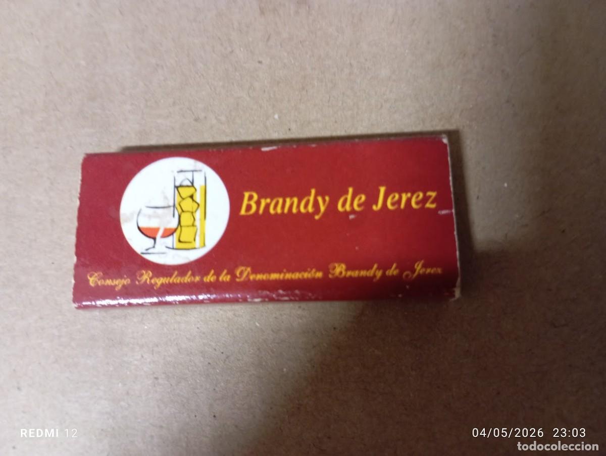 Cajas de Cerillas: CAJA DE CERILLAS BRANDY DE JEREZ