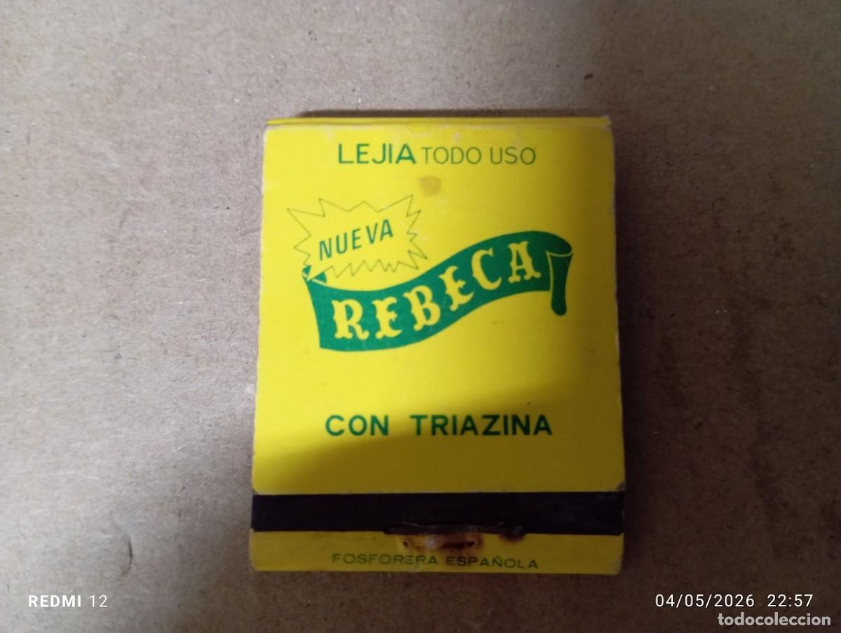 Cajas de Cerillas: CAJA DE CERILLAS LEJIA REBECA