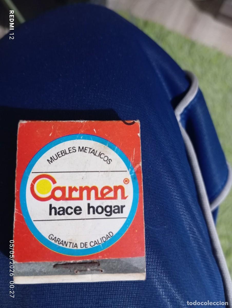 Cajas de Cerillas: CAJA DE CERILLAS MUEBLES METALICOS CARMEN HACE HOGAR