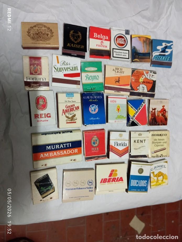 Cajas de Cerillas: LOTE 214 CAJAS DE CERILLAS DE TABACO