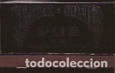 Cajas de cerillas: CARTERA CERILLAS PUB BLACK & SILVER MADRID - Foto 1