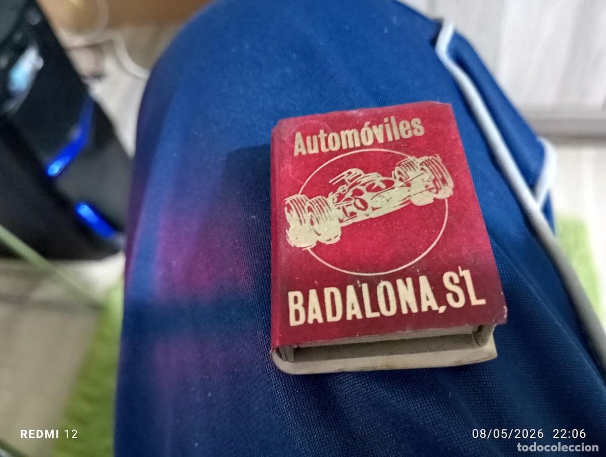 Cajas de Cerillas: CAJA DE CERILLAS AUTOMOVILES BADALONA S.L. AGENCIA SEAT