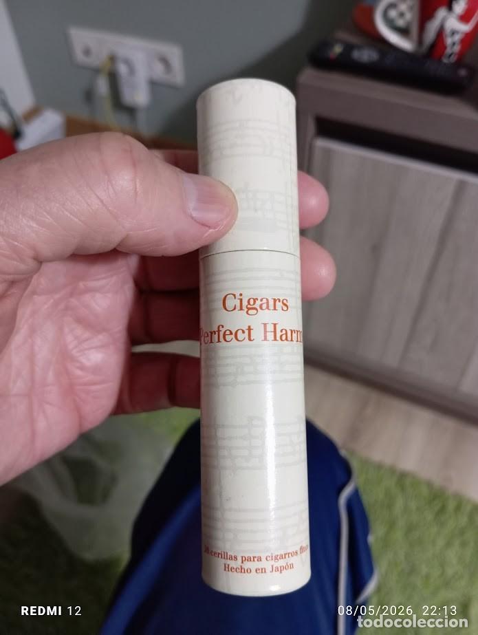 Cajas de Cerillas: CURIOSA CAJA DE CERILLAS CIGARS PERFECT HARMONY / CERILLAS PARA CIGARRILLOS FINOS HECHO EN JAPON