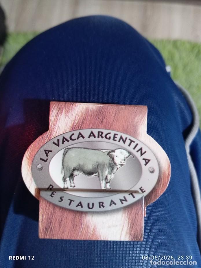 Cajas de Cerillas: CURIOSA CAJA DE CERILLAS RESTAURANTE LA VACA ARGENTINA MADRID