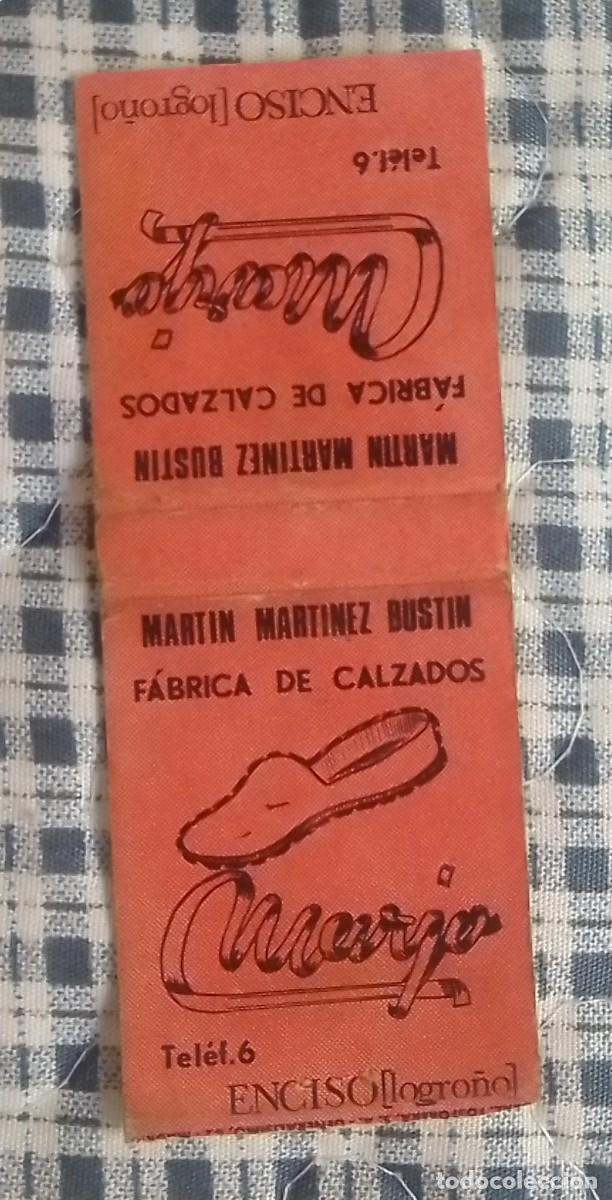 Cajas de Cerillas: CAJA DE CERILLAS MATCHBOX BO&Icirc;TE D&acute;ALLUMETTES F&Aacute;BRICA CALZADOS ZAPATOS MARJO ENCISO LOGRO&Ntilde;O LA RIOJA