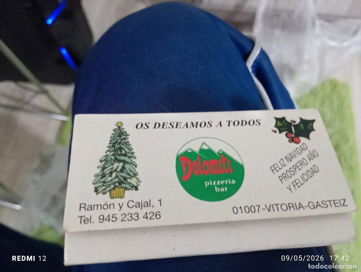 Cajas de Cerillas: CAJA DE CERILLAS PIZZERIA BAR DOLOMITI / VITORIA GAZTEIZ