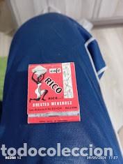 Cajas de Cerillas: CAJA DE CERILLAS CAFE RICO ORESTES MENENDEZ GIJON