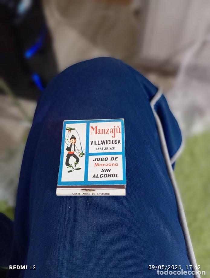Cajas de Cerillas: CAJA DE CERILLAS MAZAJU JUGO DE MANZANA SIN ALCOHOL VILLAVICIOSA ASTURIAS / SIDRA ECANCIADOR