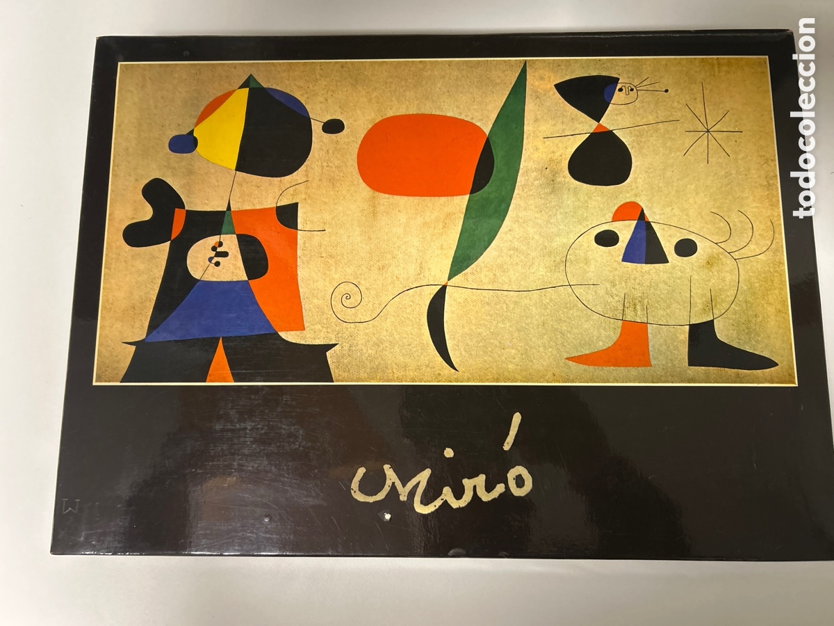 Cajas de Cerillas: Lote 69 cajas de cerillas colecci&oacute;n cuadros Joan Mir&oacute;. Fabricado por Fosforera Espa&ntilde;ola.