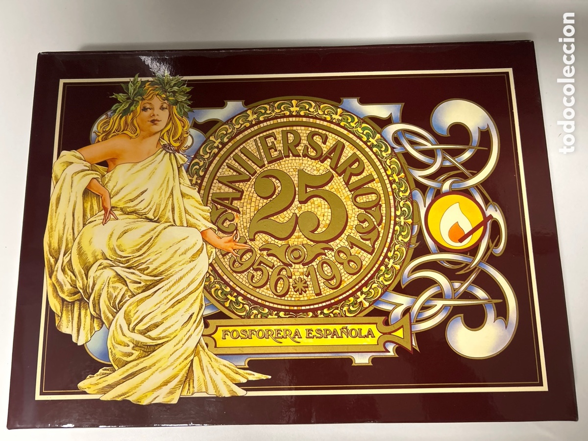 Cajas de Cerillas: Lote 69 cajas de cerillas 25 aniversario Fosforera Espa&ntilde;ola.