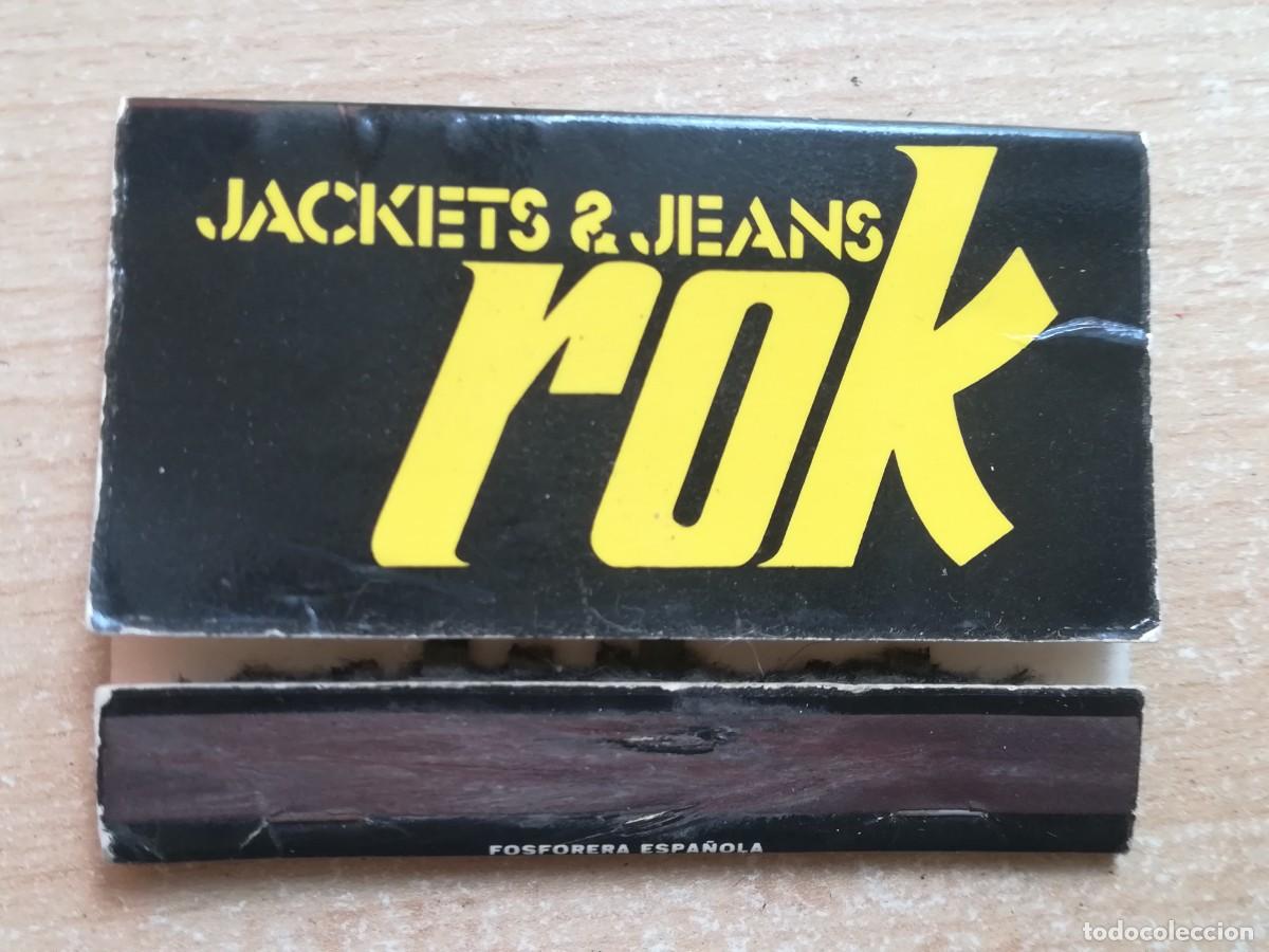 Cajas de Cerillas: Caja de cerillas Jackets & Jeans Rok. Madrid.