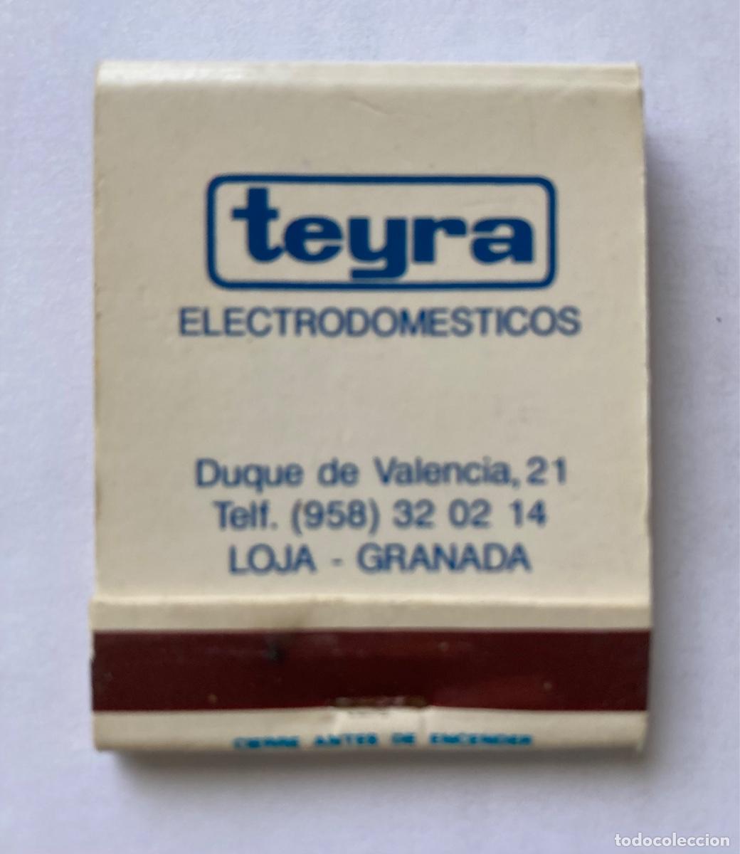 Cajas de Cerillas: Teyra Electrodomesticos Loja Granada Especialidad SABA