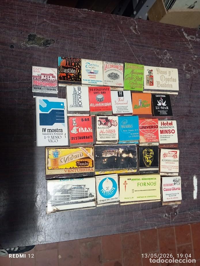 Cajas de Cerillas: LOTE 37 CAJAS DE CERILLAS GALICIA