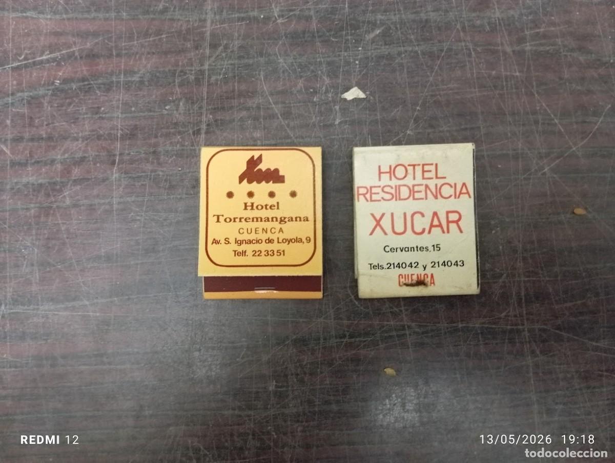 Cajas de Cerillas: 2 CAJAS DE CERILLAS CUENCA