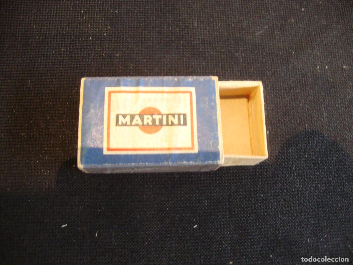 Cajas de Cerillas: CAJA CERILLAS VACIA PUBLICIDAD MARTINI