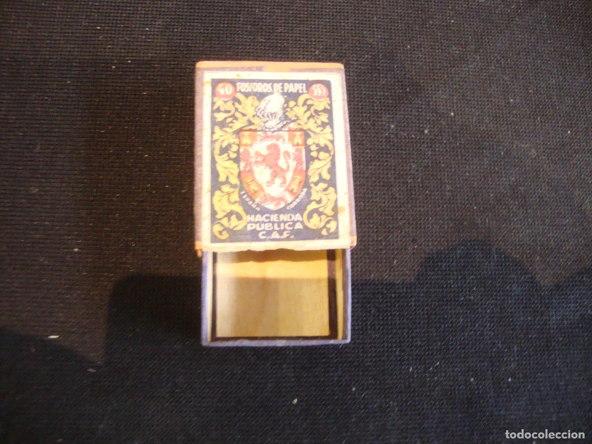 Cajas de Cerillas: CAJA CERILLAS VACIA HACIENDA PUBLICA ESCUDO CORDOBA
