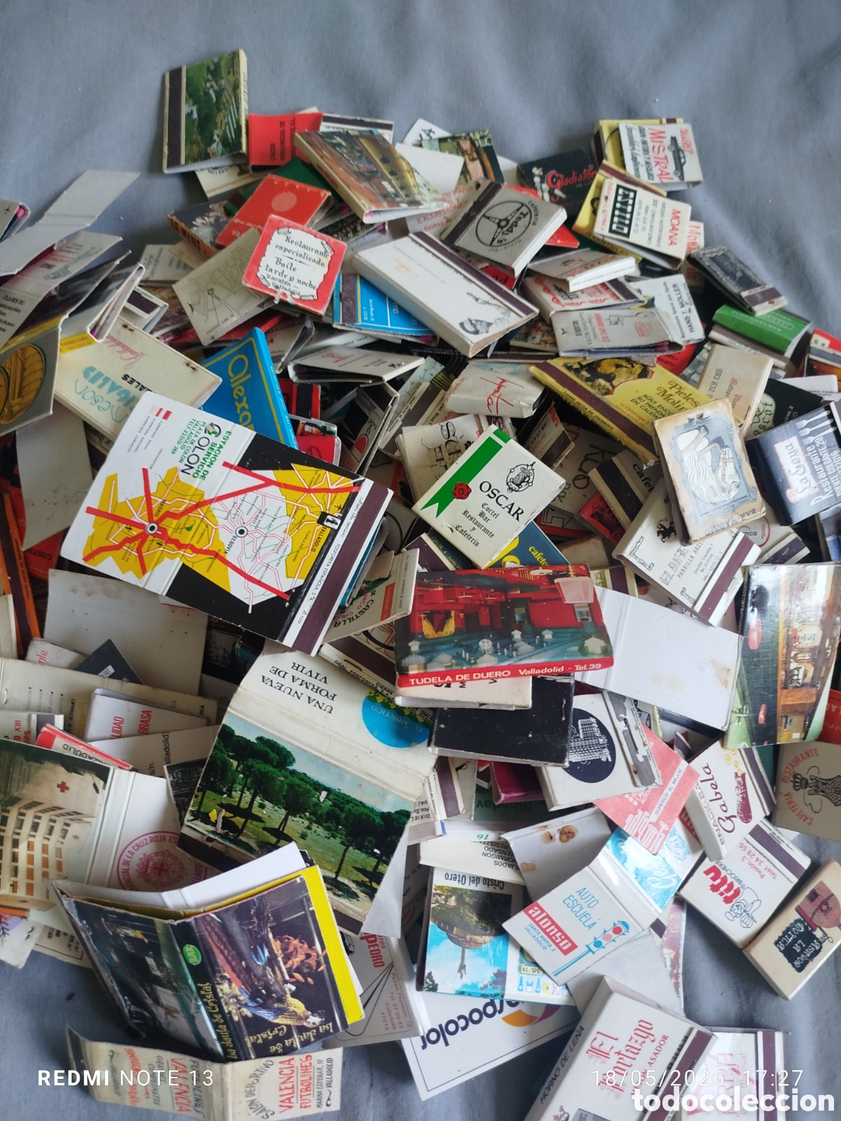 Cajas de Cerillas: LOTAZO DE MAS DE MIL CAJAS DE CERILLAS VER FOTOS
