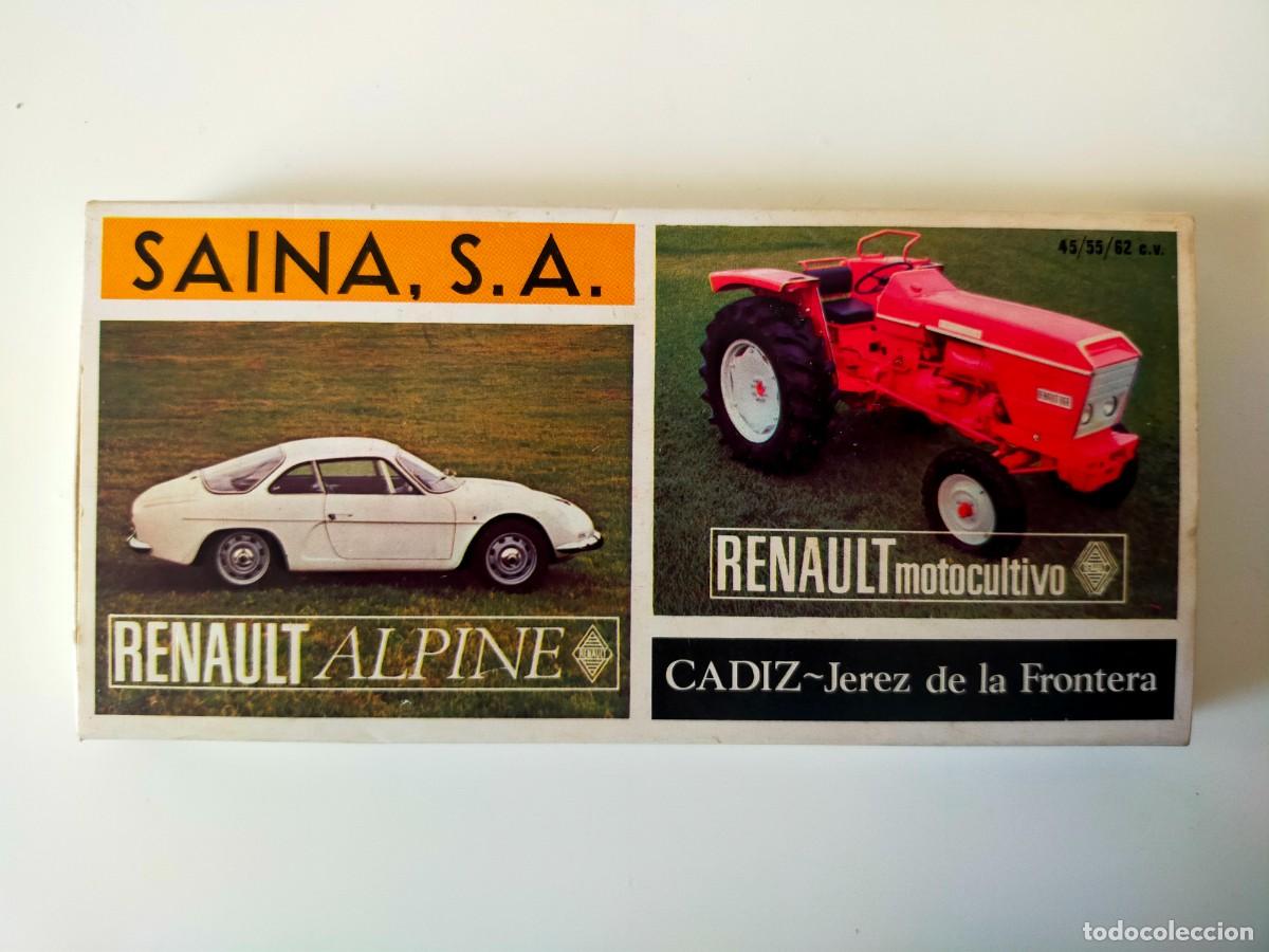 Cajas de Cerillas: Caja / Estuche de Cerillas: GAMA RENAULT, Varios Modelos (6 Cajas completas) - FOSFOROS DEL PIRINEO.