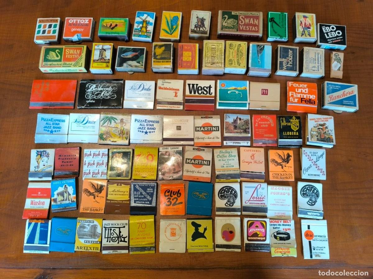 Cajas de Cerillas: COLECCION DE CAJAS DE CERILLAS DIFERENTES PAISES Y FORMATOS