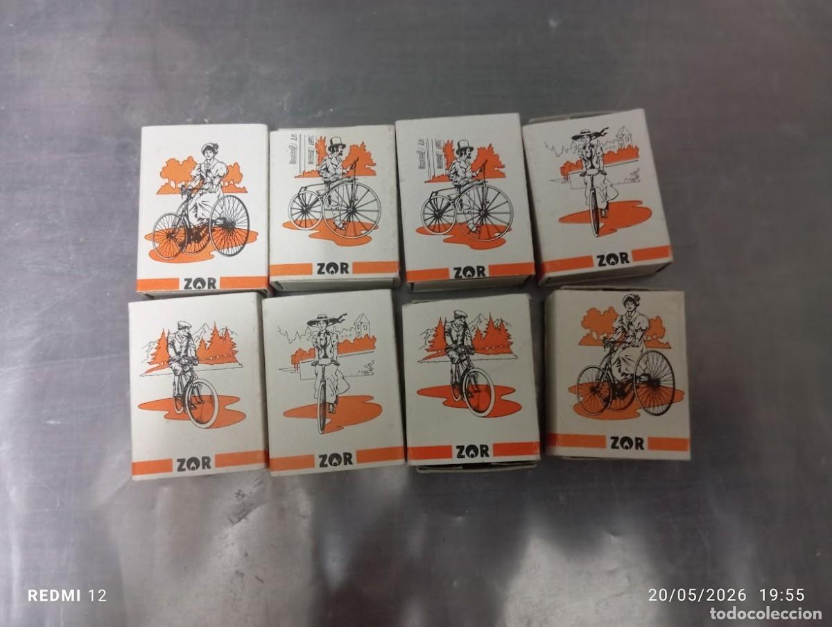 Cajas de Cerillas: LOTE 8 CAJAS DE CERILLAS BICICLETAS ANTIGUAS