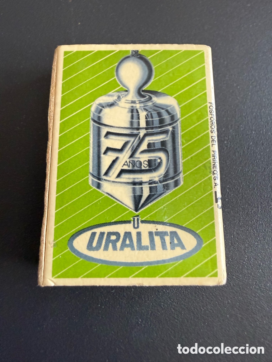 Cajas de Cerillas: Caja de Cerillas. 75 a&ntilde;os URALITA