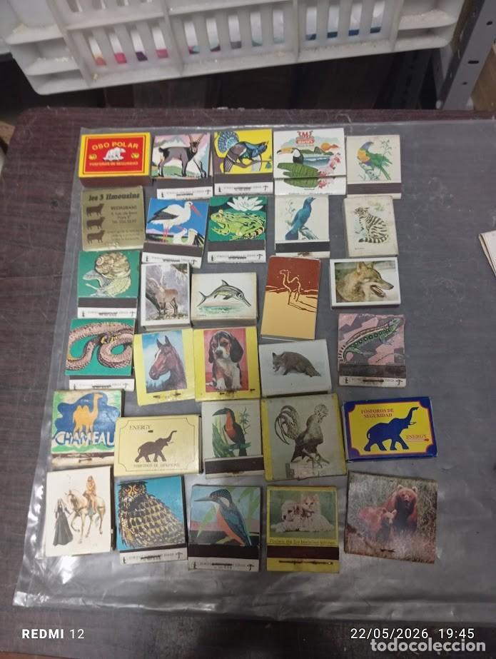 Cajas de Cerillas: LOTE 50 CAJAS DE CERILLAS ANIMALES
