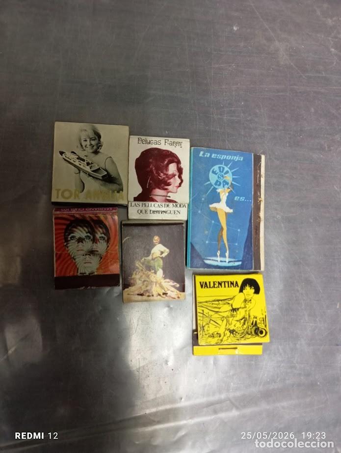 Cajas de Cerillas: LOTE 6 CAJAS DE CERILLAS CHICAS