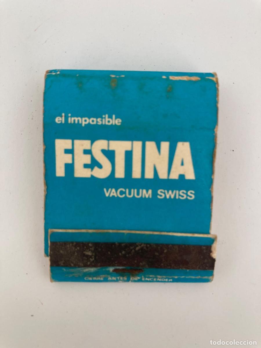 Cajas de Cerillas: FESTINA cerillas Vacuum Swiss
