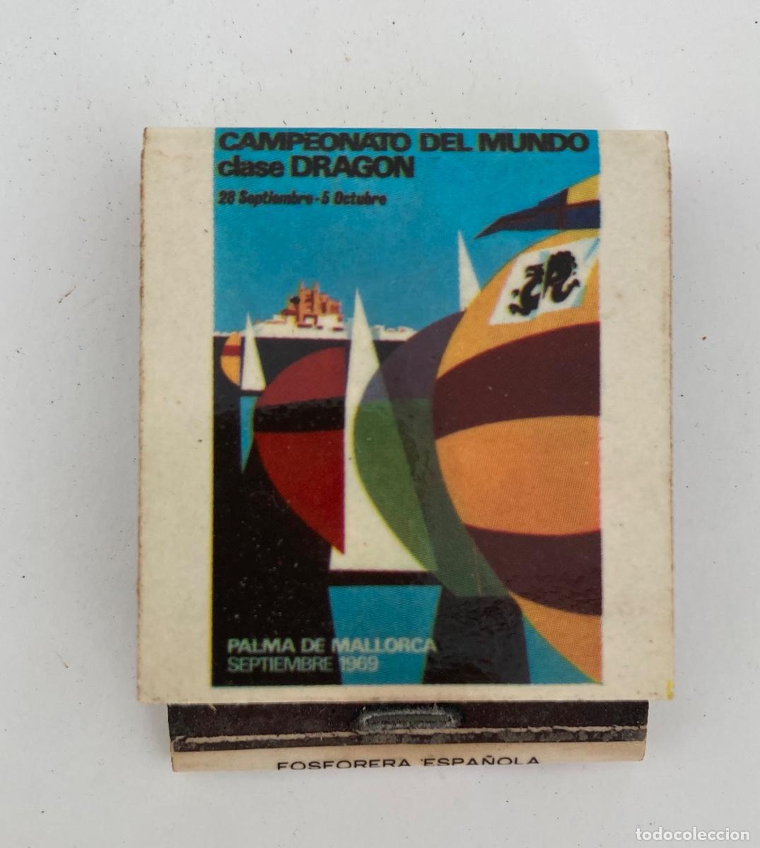Cajas de Cerillas: 1969 Campeonato del Mundo de Clase Drag&oacute;n Vela cerillas Palma de Mallorca IBERIA