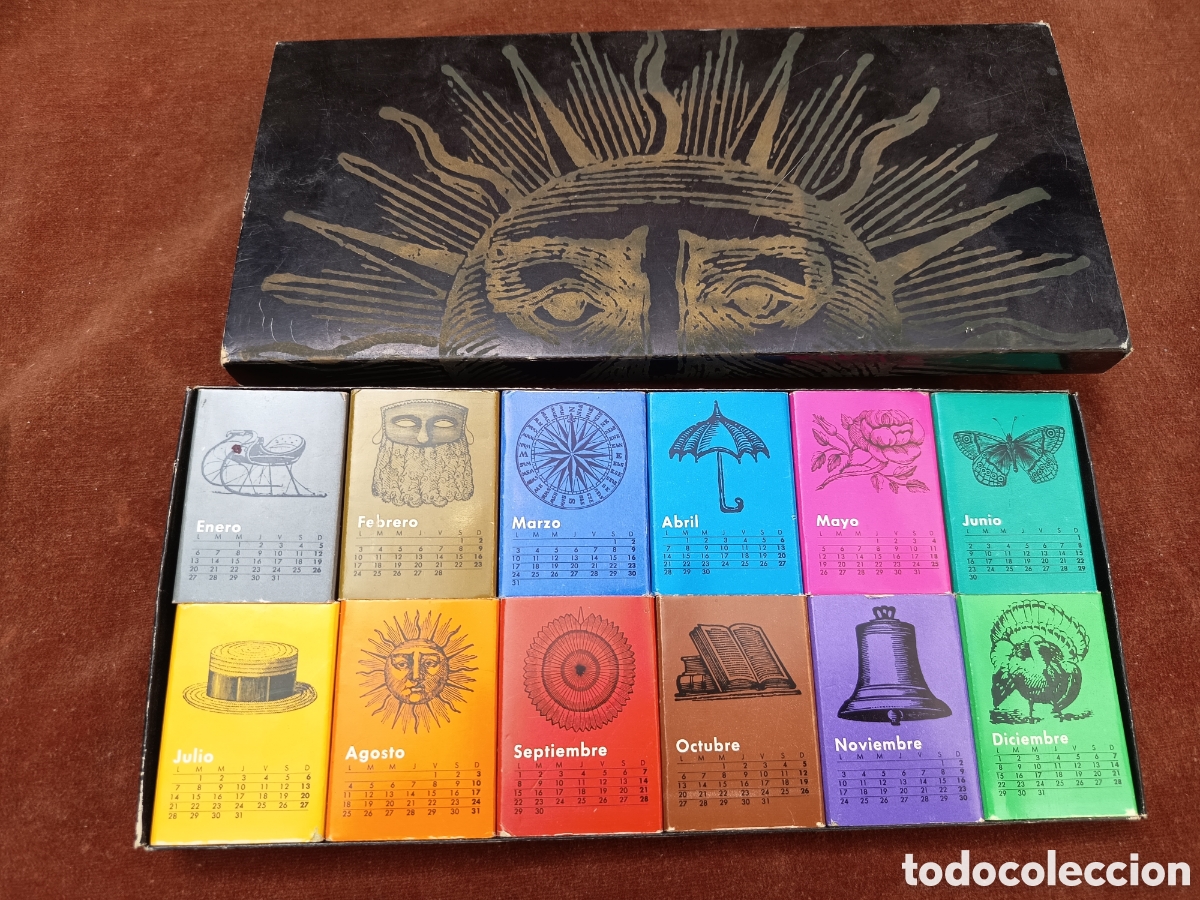 Cajas de Cerillas: Caja cerillas calendario 1969 f&oacute;sforos del Pirineo