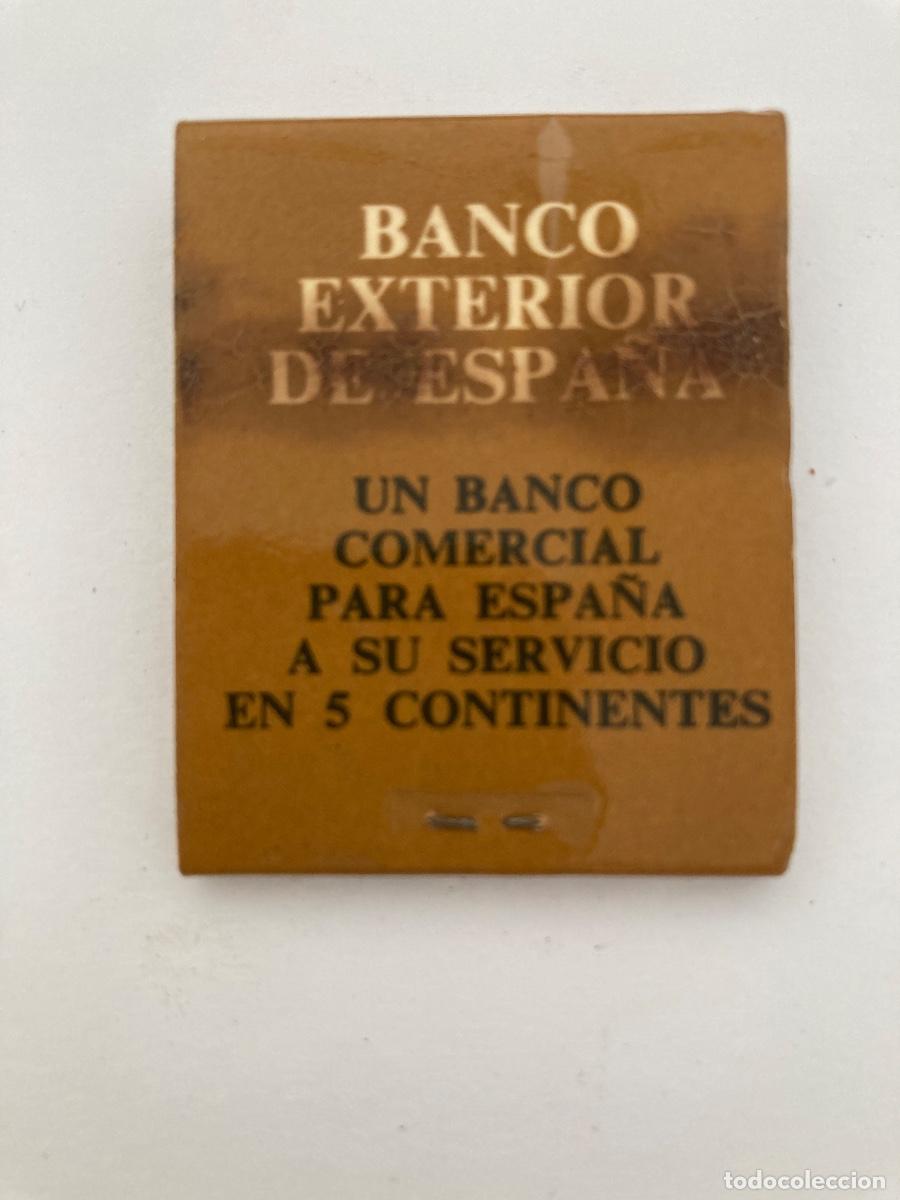 Cajas de Cerillas: Banco Exterior de Espa&ntilde;a cerillas Baleares