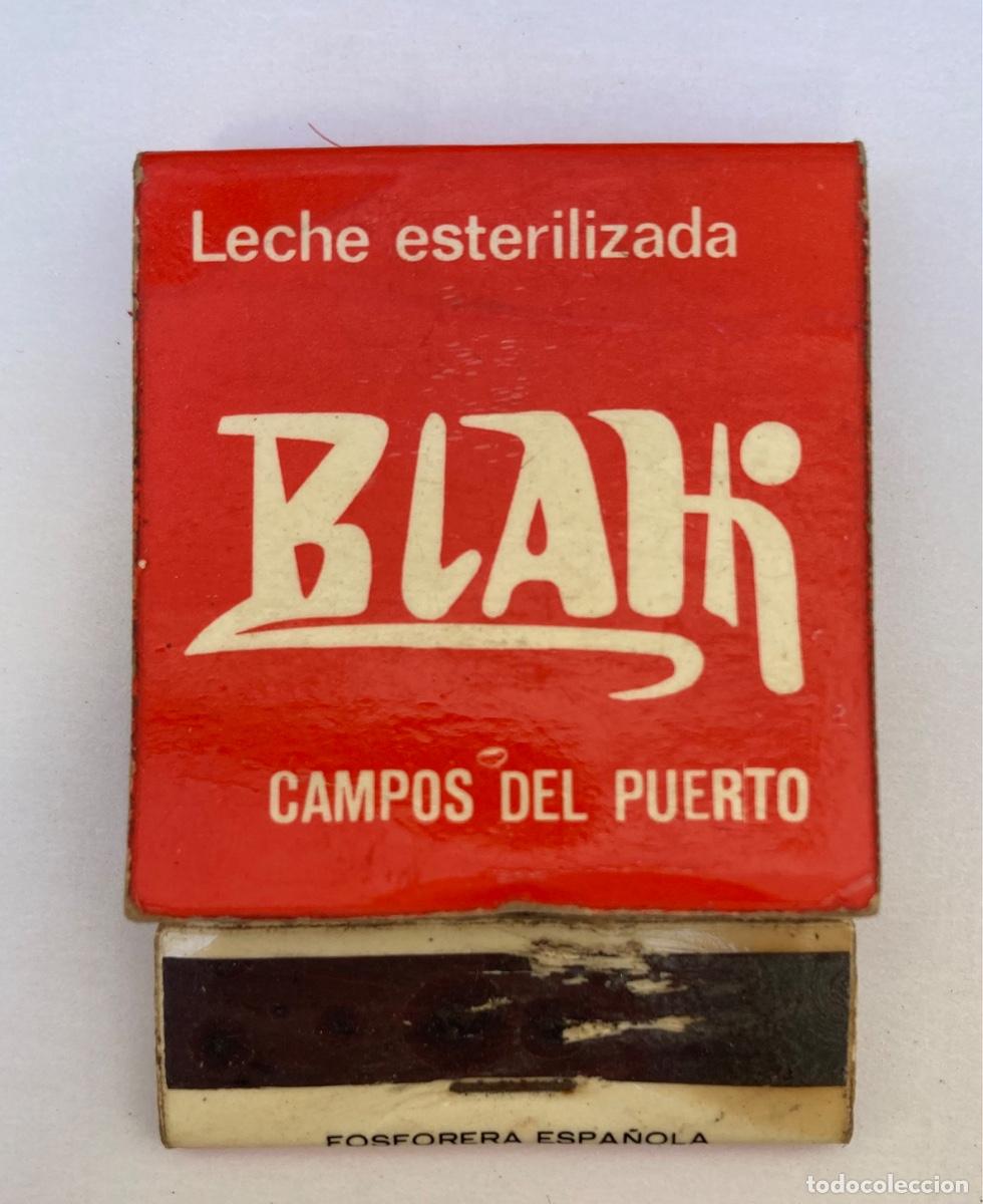 Cajas de Cerillas: BLAHI Productos l&aacute;cteos S.A. cerillas CREMACAO Campos de Mallorca