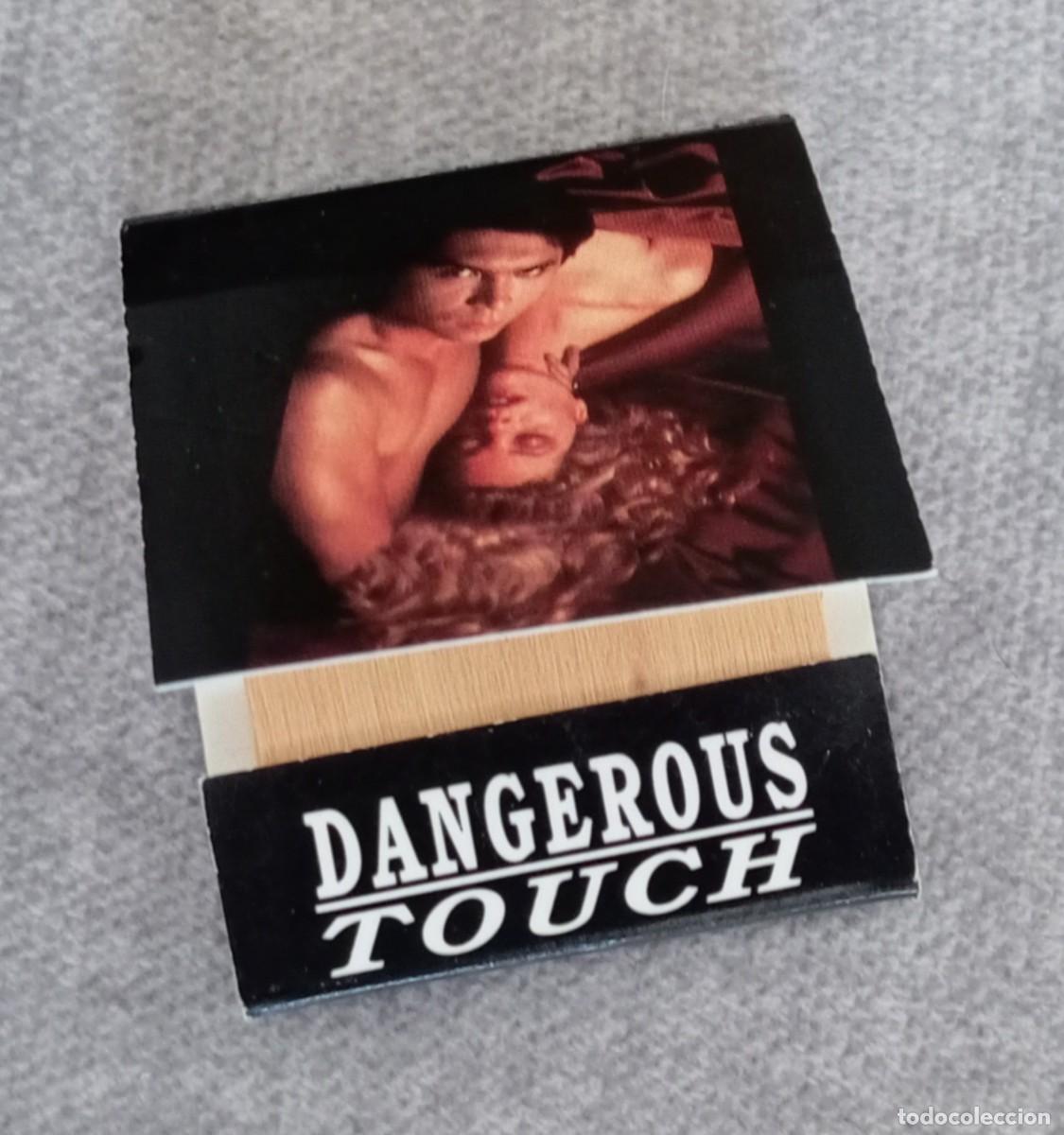 Cajas de Cerillas: Caja de cerillas francesa f&oacute;sforos film 1993 DANGEROUS TOUCH. Lou Diamond Philillips.
