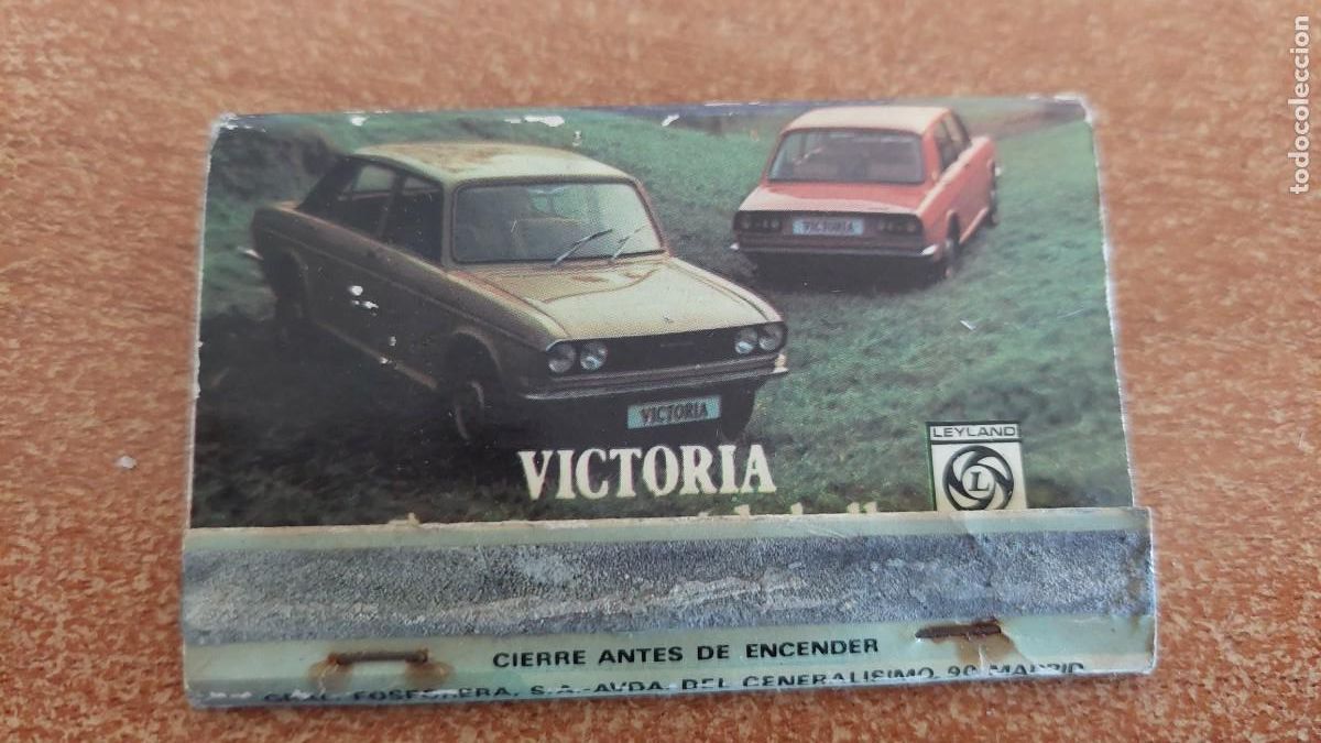 Cajas de Cerillas: Caja cerillas Leyland Authi coches