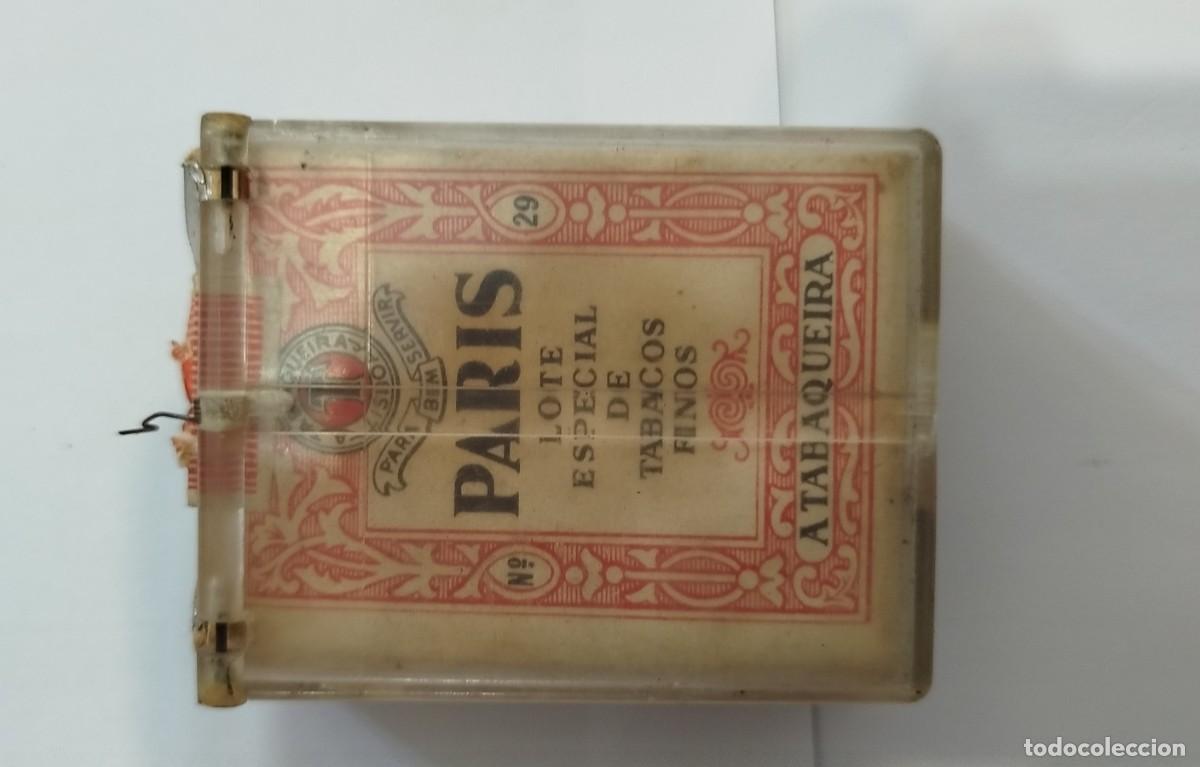 Cajas de Cerillas: Caja cigarrillos Paris con funda