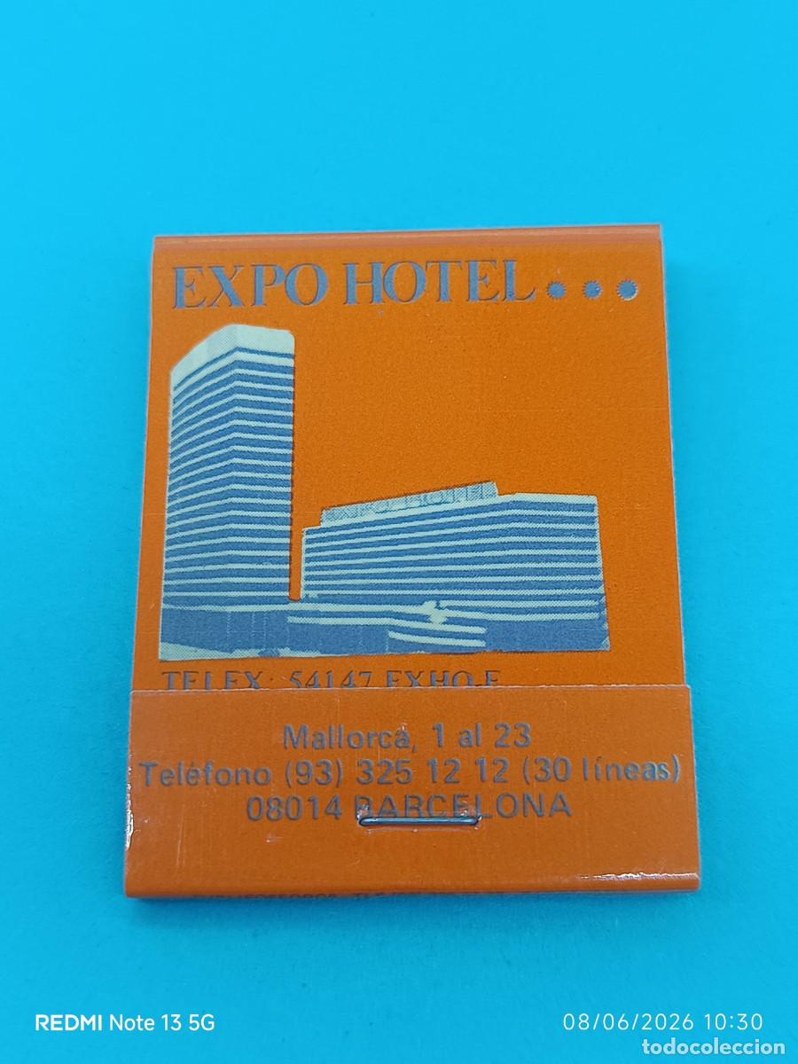 Cajas de Cerillas: CAJA CERILLAS EXPO HOTEL