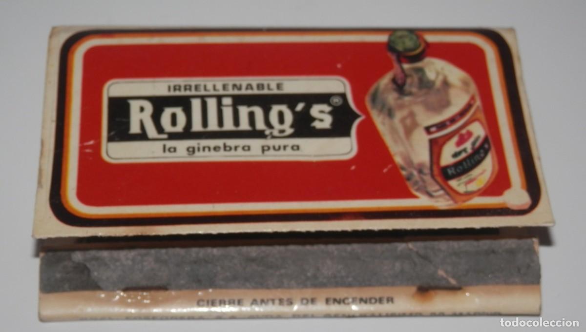 Cajas de Cerillas: CAJA CERILLAS DEL GIN ROLLING'S