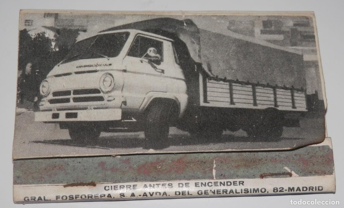 Cajas de Cerillas: CAJA CERILLAS DE LOS CAMIONES BARREIRO