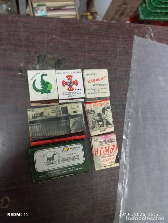 Cajas de Cerillas: LOTE 7 CAJAS DE CERILLAS DE EXTREMADURA