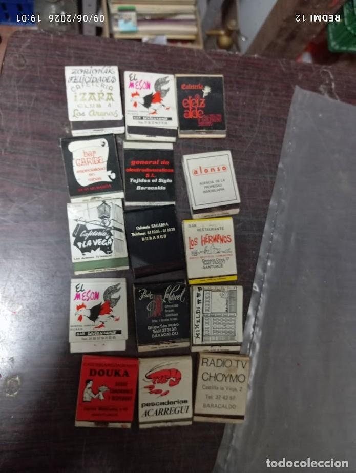 Cajas de Cerillas: LOTE 35 CAJAS DE CERILLAS DE VIZCAYA BIZKAIA