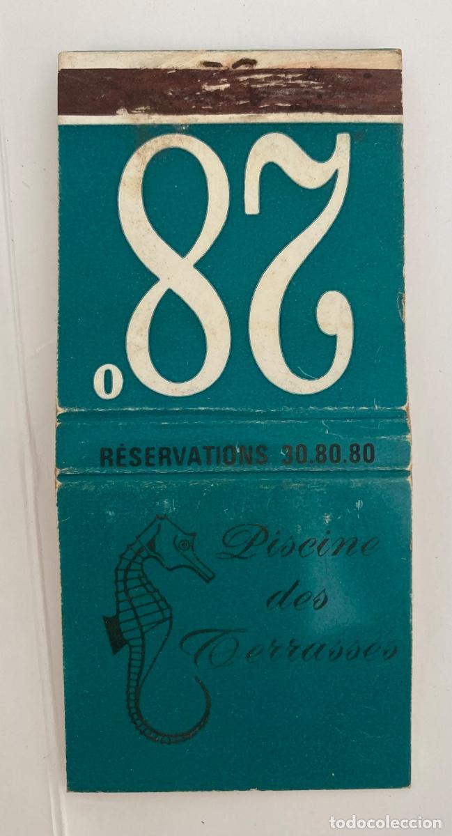 Cajas de Cerillas: Piscine des Terrasses 28&ordm; MONTECARLO MONTE-CARLO cerillas matches