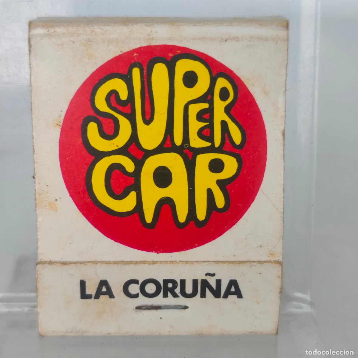 Cajas de Cerillas: Caja de cerillas f&oacute;sforos SUPERCAR LA A Coru&ntilde;a