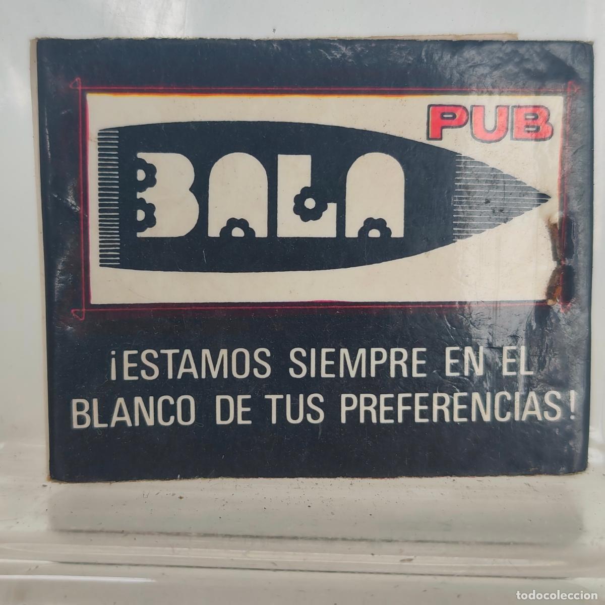 Cajas de Cerillas: Caja de cerillas f&oacute;sforos PUB BALA SANTA CRISTINA A LA CORU&Ntilde;A