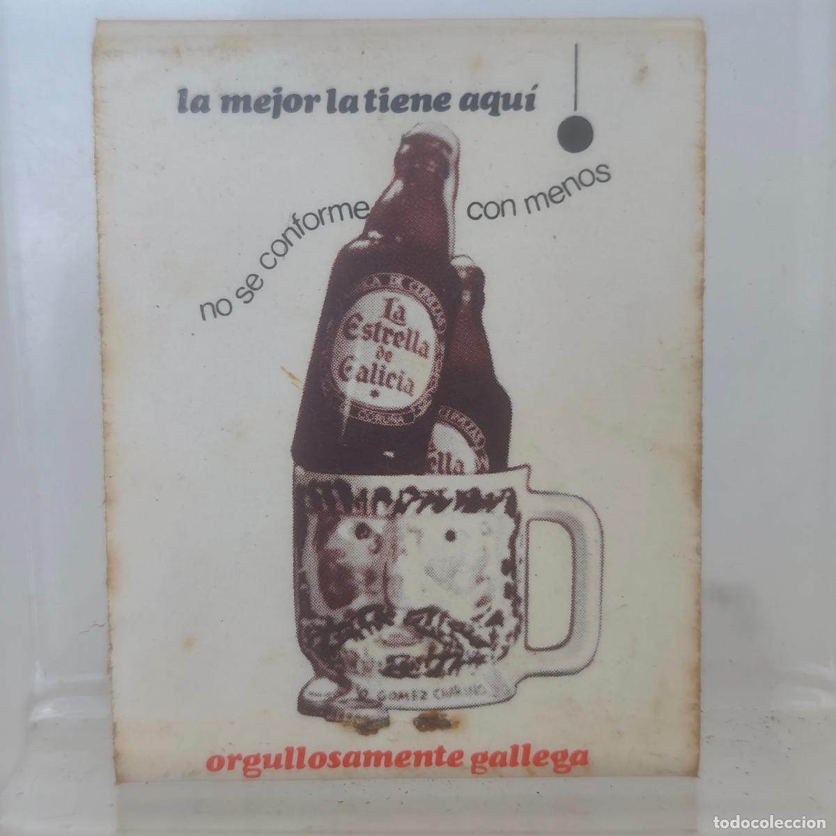 Cajas de Cerillas: Caja de cerillas f&oacute;sforos PUBLICIDAD ESTRELLA GALICIA PASO DEL ECUADOR SANTIAGO