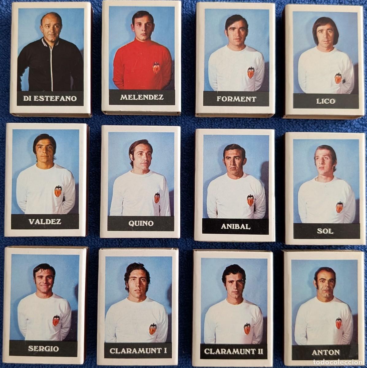 Cajas de Cerillas: Juego de cajetillas de cerillas - Valencia - Di St&eacute;fano - F&oacute;sforos del Pirineo - A&ntilde;os 70
