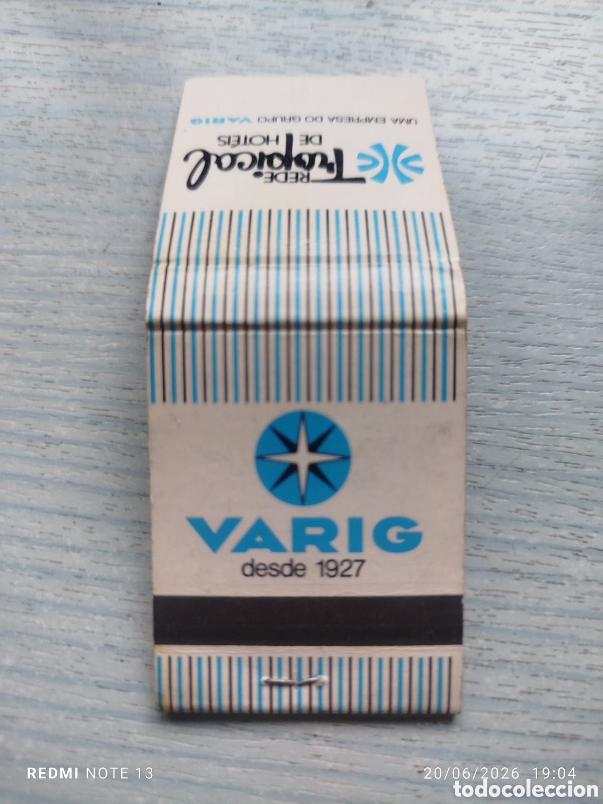 Cajas de cerillas: caja cerillas aerolineas brsile&ntilde;as VARIG