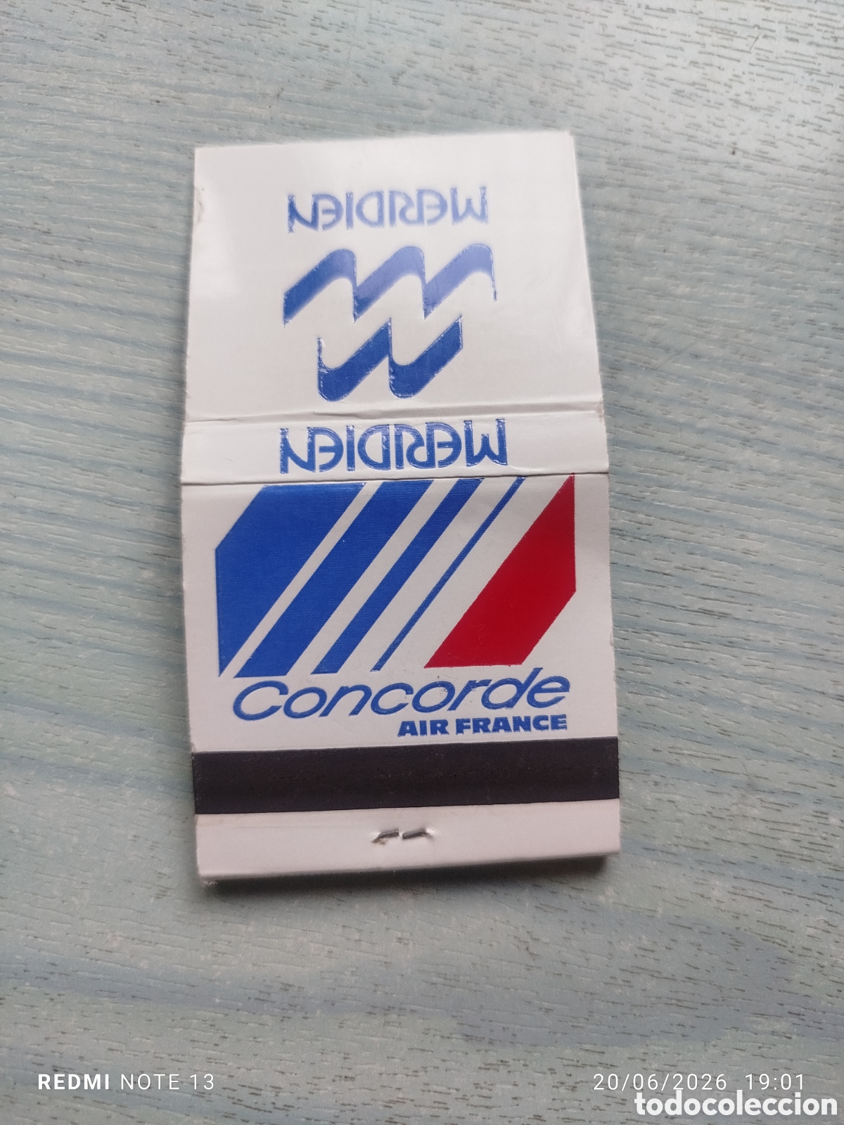 Cajas de cerillas: caja cerillas AIR FRANCE CONCORDE
